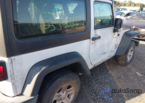 2016 Jeep Wrangler Sport from USA, damaged, VIN 1C4AJWAG1GL327368